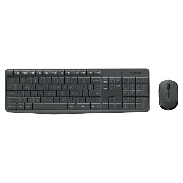 Logitech MK235 bežična tipkovnica+miš, USB, crna (920-008031)