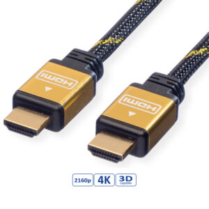 Roline GOLD HDMI kabel sa mrežom, M/M, 5.0m