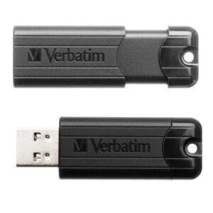 Verbatim PinStripe 64GB USB3.2 Gen1, crni