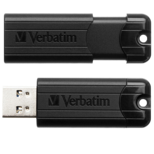 Verbatim PinStripe 256GB USB3.2 Gen1, crni