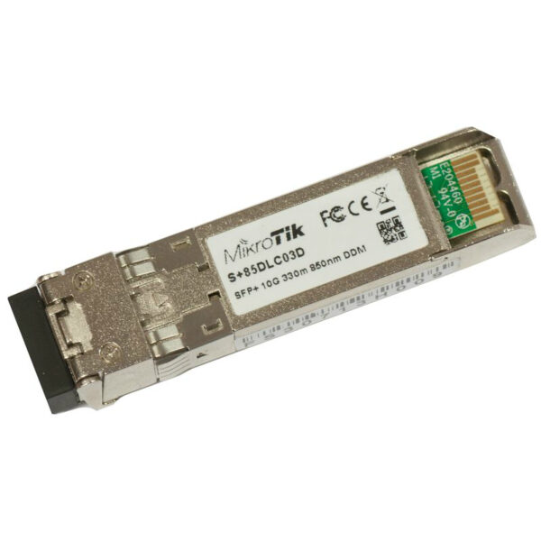 Mikrotik SFP+ module 10G MM 300m 850nm (S+85DLC03D)