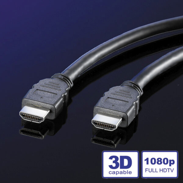 Roline HDMI kabel sa mrežom, HDMI M - HDMI M, 20m
