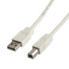 Roline VALUE USB2.0 kabel TIP A-B M/M, 3.0m, bijeli