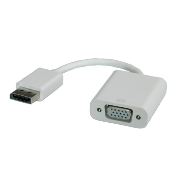 Roline adapter/kabel DisplayPort - VGA, M/F, v1.2, 0.15m