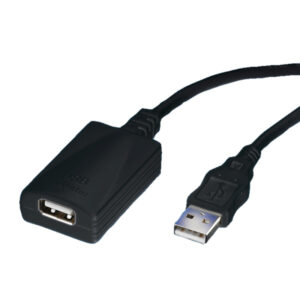 Roline USB2.0 produžni kabel, 1-port, 5.0m, crni