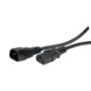 Roline VALUE naponski kabel PC-Monitor, IEC320 C14-C13 10A, M/F, 1.8m, crni