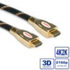 Roline GOLD HDMI Ultra HD kabel sa mrežom, M/M, 1.0m