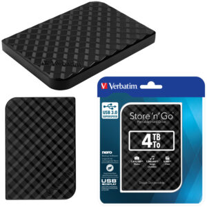 Verbatim 2.5" Store'n'Go 4TB vanjski HDD, USB3.0 Gen2, crni