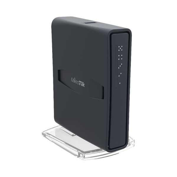36499_01 Mikrotik RB952Ui-5ac2nD-TC, hAP ac lite tower, 650MHz CPU, 64MB RAM, 5xLAN, 2.4Ghz 802.11b/g/n/ 5Ghz 802.11ac, USB, PSU, RouterOS L4