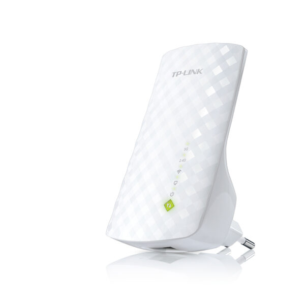 TP-Link AC750 bežični pojačivač dometa (Range Extender), Dual Band 433Mbps(5GHz)/300Mbps(2.4GHz), 802.11ac/a/b/g/n, 1×LAN, Range extender mod, 3× interna antena
