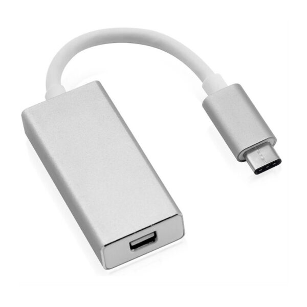 Roline adapter USB-C - Mini DisplayPort v1.2, M/F, 0.1m