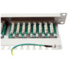 Roline VALUE Cat.5e/Class D 19" Patch Panel 24-porta STP, svijetlo sivi