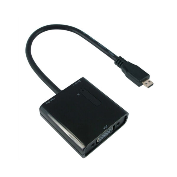 Roline VALUE adapter/kabel Micro HDMI - VGA, M/F, 0.15m