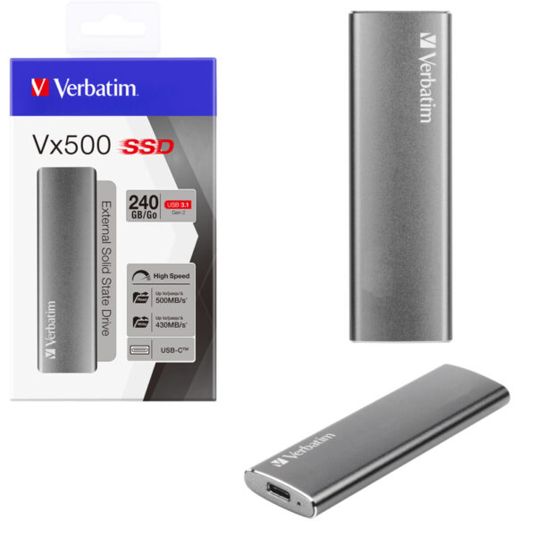 Verbatim Vx500 240GB SSD vanjski disk USB3.2 Gen2