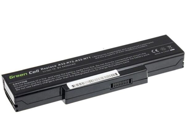 Green Cell (AS06) baterija 4400 mAh, 10.8V (11.1V) A32-K72 za Asus N71/ K72/ K72J/ K72F/ K73SV/ N71/ N73/ N73S/ N73SV /X73S (AS06)