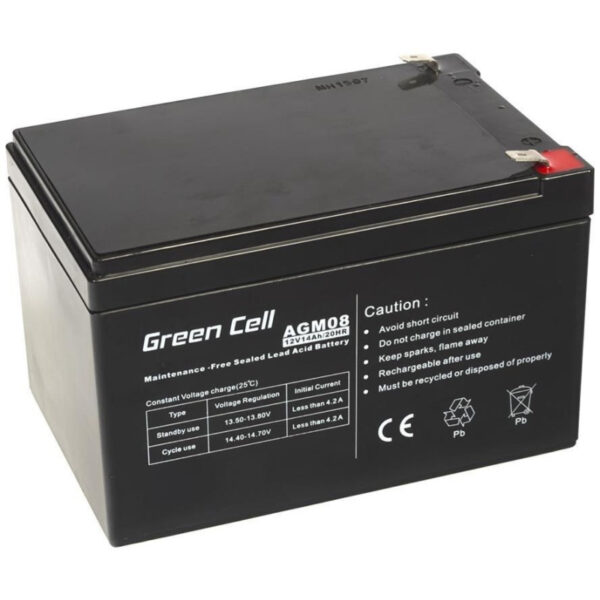 Green Cell (AGM08) baterija AGM 12V/14Ah