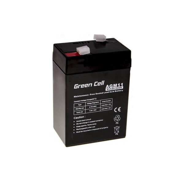 41293_01 Green Cell (AGM11) baterija AGM 6V/5Ah
