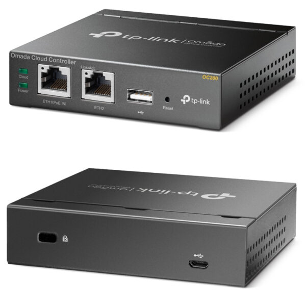 43424_01 TP-Link Omada Cloud kontroler, 2×10/100, USB2.0×1. microUSB×1, 802.3af/at PoE