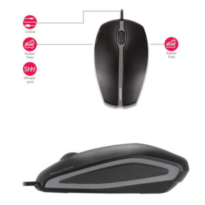 Cherry GENTIX SILENT optički miš, USB, crni