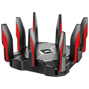 TP-Link AC5400 bežični usmjerivač (Tri-Band Gaming Router) 1000bps/2167Mbps×2 (2.4GHz/5GHz×2), 802.11a/b/g/n/ac, 802.3ab, 1×GWAN, 8×GLAN, 2×USB3.0, 8×fiksne antene
