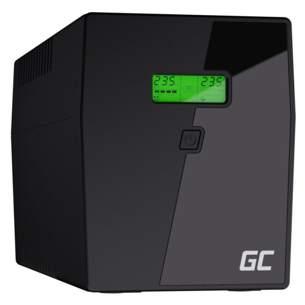 46458_01 Green Cell UPS (UPS09) Microsine 2000VA/1400W, Line Interactive Pure Sinewave, LCD
