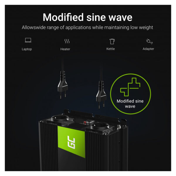 Green Cell strujni inverter 12V na 220V, 2000W/4000W (INV10)