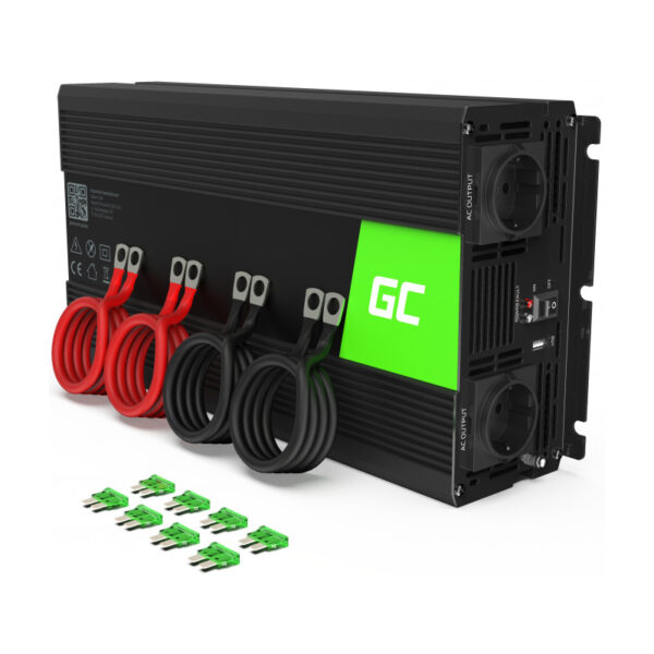 Green Cell strujni inverter 12V na 230V, 3000W/6000W Full Sine Wave (INV15)