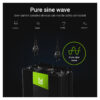Green Cell strujni inverter 12V na 230V, 3000W/6000W Full Sine Wave (INV15)
