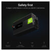 Green Cell strujni inverter 24V na 230V, 500W/1000W Pure Sine Wave (INV17)