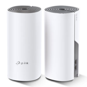 TP-Link AC1200 Deco E4 (2 pack) Mesh Wi-Fi, Dual-Band 300Mbps/867Mbps (2.4GHz/5GHz), 2×LAN, 2×interna antena, Deco App