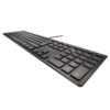 Cherry KC 6000 Slim tipkovnica, USB, crna