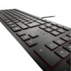 Cherry KC 6000 Slim tipkovnica, USB, crna