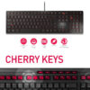 Cherry KC 6000 Slim tipkovnica, USB, crna