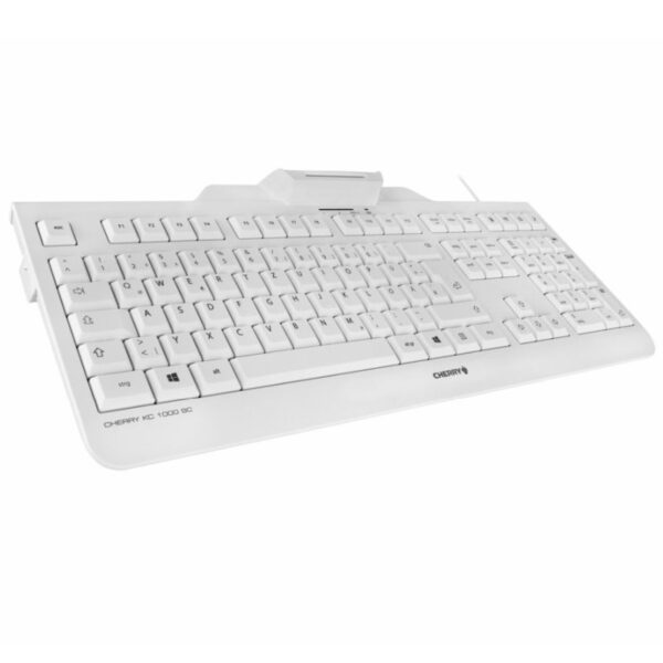 Cherry KC 1000SC tipkovnica sa čitačem Smart kartica, USB, bijela