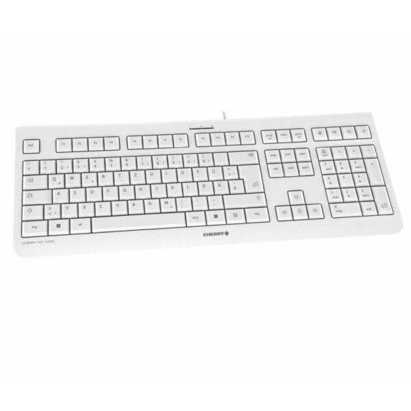 Cherry KC 1000 tipkovnica, USB, bijela
