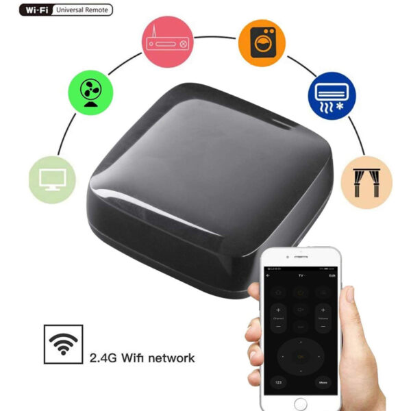 WOOX WiFi Smart univerzalni IR daljinski upravljač, WooxHome app, glasovna kontrola - Alexa & Google Assistant (R4294)