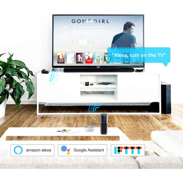 WOOX WiFi Smart univerzalni IR daljinski upravljač, WooxHome app, glasovna kontrola - Alexa & Google Assistant (R4294)