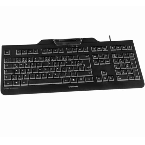 48185_02 Cherry KC 1000SC tipkovnica sa čitačem Smart kartica, USB, crna