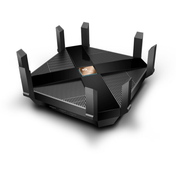TP-Link AX6000 bežični usmjerivač (Dual-Band Router Wi-Fi 6) 1148Mbps/4804Mbps (2.4GHz/5GHz), 802.11ax/a/b/g/n/ac, 1×G-WAN, 8×G-LAN, USB-A3.0/USB-C3.0, 8×fiksne antene