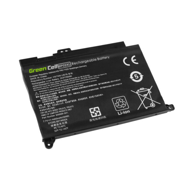 Green Cell (HP150) baterija 4400 mAh, 7.7V BP02XL za HP Pavilion 15-AU 15-AU051NW 15-AU071NW 15-AU102NW 15-AU107NW 15-AW 15-AW010NW