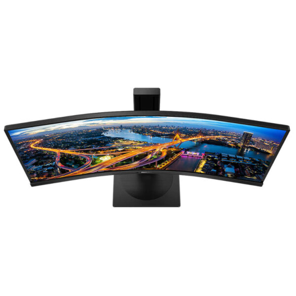 Philips 34" 346B1C/00 3440×1440 VA W-LED, zakrivljeni 1500R, MultiView, 100Hz, 5ms, 300cd/m2, HDMI/DP, 4×USB3.2, USB-C 90W, RJ-45, HDCP, zvučnici, crni