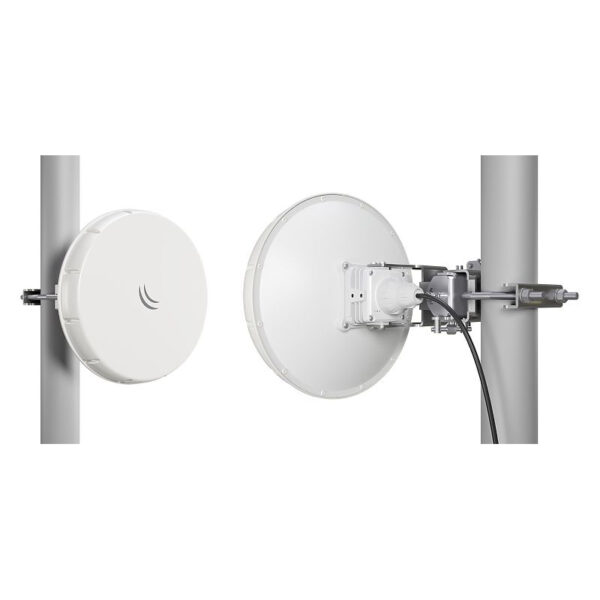 49693_01 Mikrotik Wireless Wire nRAYG-60ad (2×LHGG-60ad za 60Ghz link), 60GHz antena, 802.11ad, two core 1.2GHz CPU, 256MB RAM, 1xG-LAN, RouterOS L3, POE, PSU