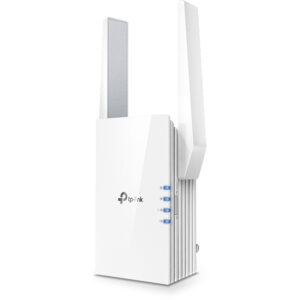 TP-Link AX1500 bežični pojačivač dometa (Wi-Fi 6 Range Extender), Dual Band 300Mbps/1200Mbps (2.4GHz/5GHz), 802.11a/n/ac/ax/b/g/n, 1×G-LAN, 2×vanjska antena