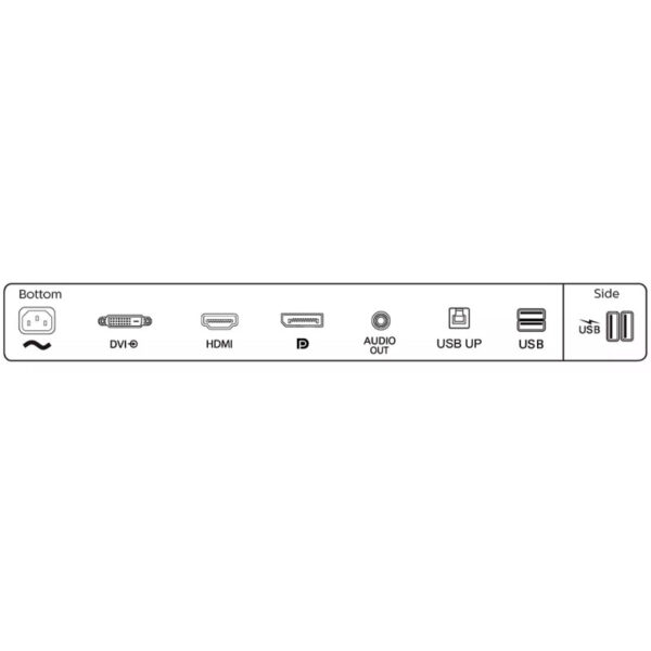 Philips 24" 245B1/00 (23.8") 16:9 Quad HD (2560×1440) IPS W-LED, Pivot, 4ms, DVI-D/DP/HDMI, USB3.2×4, zvučnici, crni