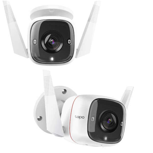 51525_01 TP-Link Tapo C310 bežična vanjska 1296p HD kamera, H.264 video, 3MP, RJ45, Pan/Tilt, Day/Night, dvosmjerni audio, detekcija pokreta, vodootporna IP66, Android/iOS podrška