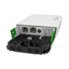 Mikrotik wAP ac LTE6 Kit, 710MHz CPU, 128MB RAM, 2×GLAN, 2.4Ghz/5Ghz 802.11b/g/n/an/ac, LTE CAT6 modem, MicroSIM, RouterOS L4, vanjsko kućište, PSU, Gbit PoE inj.