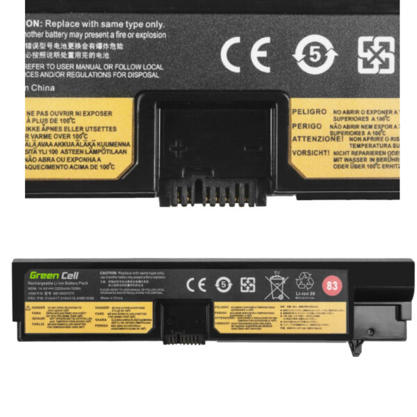 51588_01 Green Cell (LE147) baterija 2200 mAh, 14.4V za Lenovo ThinkPad E570 E570c E575