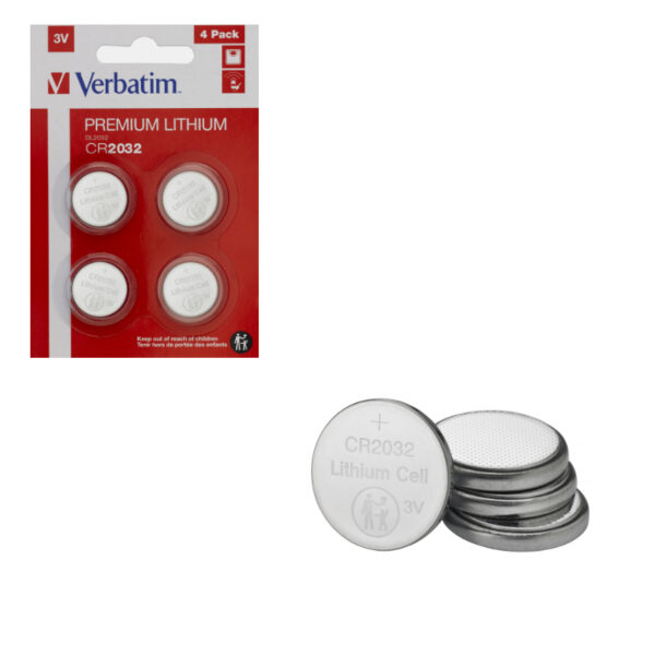 Verbatim CR2032 Lithium baterija, 3V (4 kom./pakiranje)