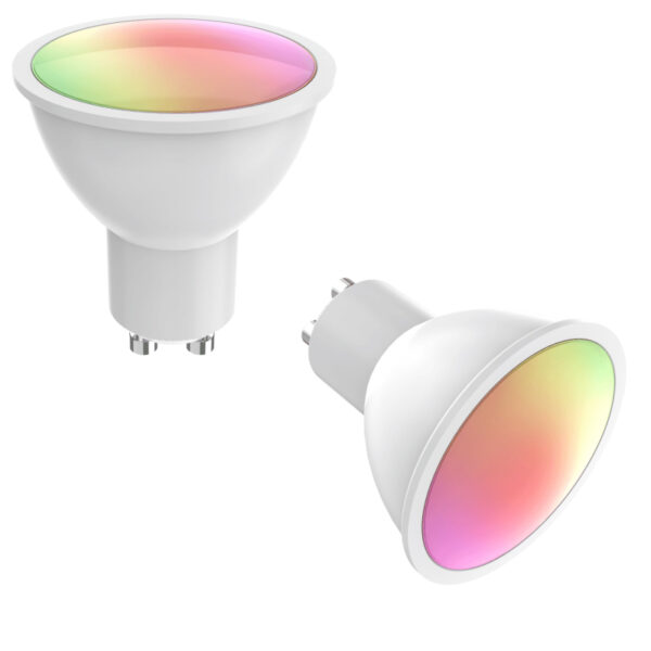 WOOX WiFi Smart LED Spot RGB+CCT žarulja GU10, 5.5W, 400lm, 2700-6500K, WooxHome app, glasovna kontrola - Alexa & Google Assistant (R9076)