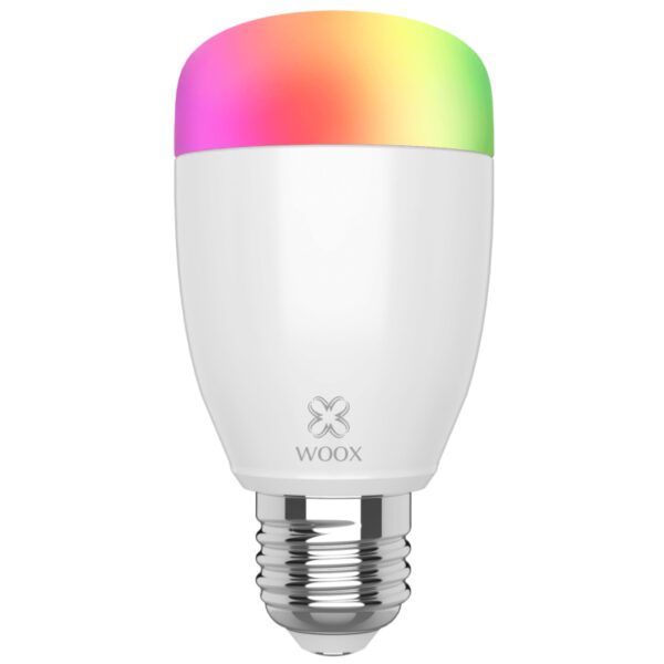WOOX WiFi Smart LED RGB+CCT žarulja E27, 6W, 500lm, 2700K-6500K dimabilna, WooxHome app, glasovna kontrola - Alexa & Google Assistant (R5085)